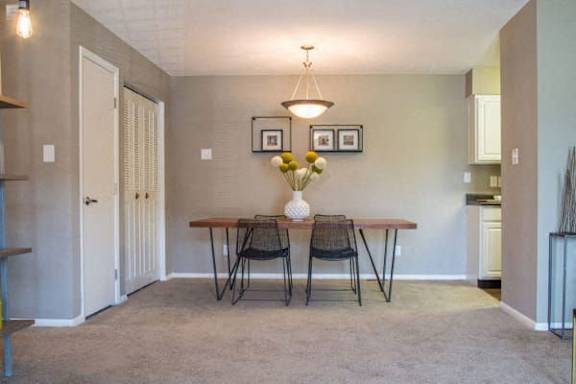 dining area perfect for family meals at Gramercy Apartments, Carmel, 46032