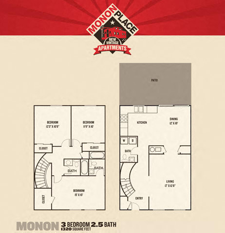 Monon Place I  -  3 Bedroom Townhome at Monon Living, Indiana