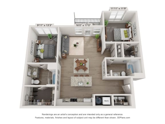 a floor plan of lodges at the avenues