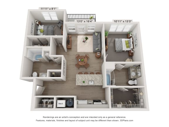 a floor plan of lodges at the avenues of north decatur