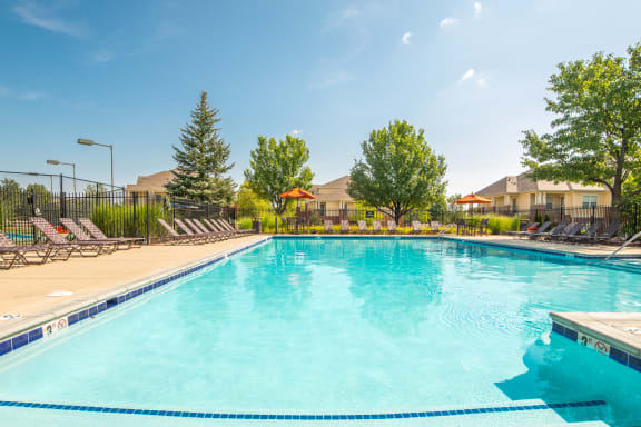 Spring mill pool at The Village on Spring Mill, Indiana
