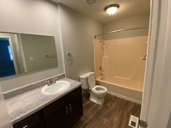 Renovated Guest Bathroom at Governor Square Apartments