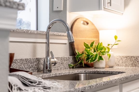 Granite Counter Tops In Kitchen at The Village on Spring Mill, Carmel