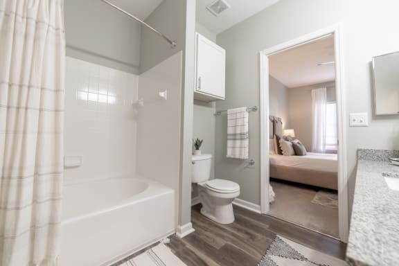 Bright Bathroom at The Village on Spring Mill, Indiana
