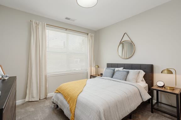 Bedroom With Expansive Windows at Whetstone Flats, Tennessee, 37211