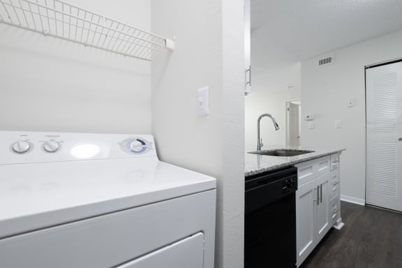 Washer/Dryer Connections at The Residence at White River Apartments, Indiana