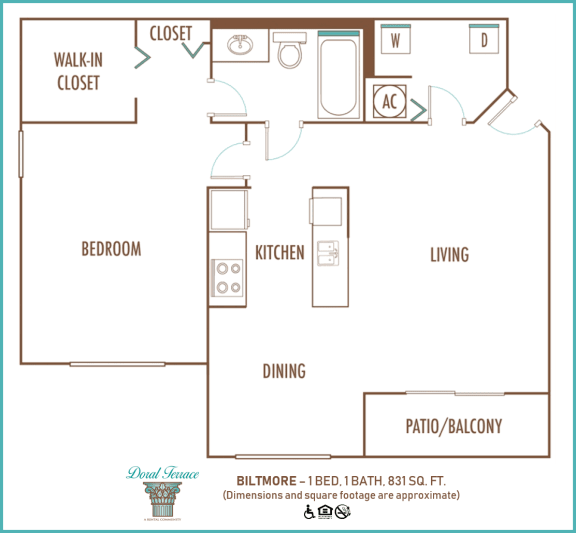 1 BED 1 BATH A at Doral Terrace, Doral, FL