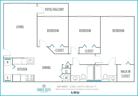 2 bed 2 bath D at Cross Keys, North Lauderdale, FL