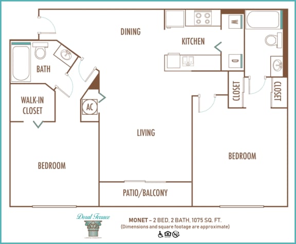2 bed 2 bath at Doral Terrace, Doral, 33178