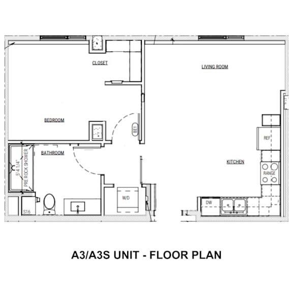 A3 Floor Plan at Traditions at Hazelwood, Oregon