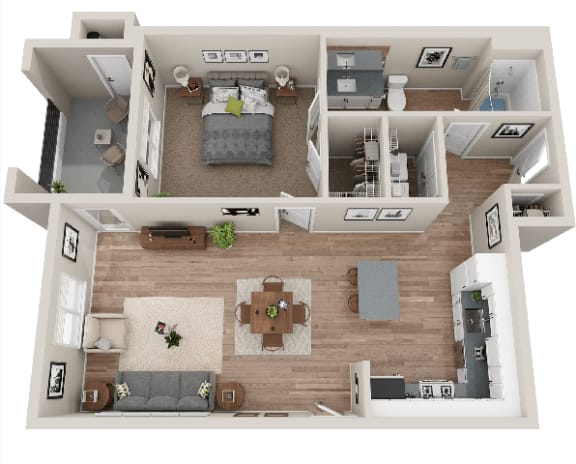 Balance Floor Plan at SYNC APARTMENT HOMES, Nevada, 89084