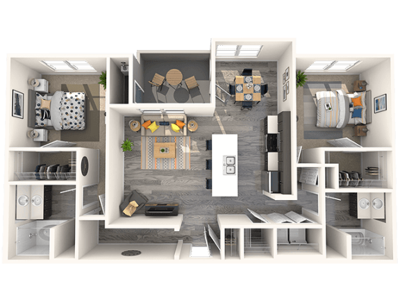 2 bed 2 bath A 2 bed 2 bath A at THE GALLERYAPARTMENT HOMES, Las Vegas, NV, 89178