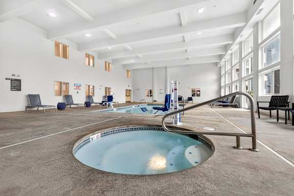 Small pool at Vintage at Marine View Senior 55+ Apartments, Everett, 98201
