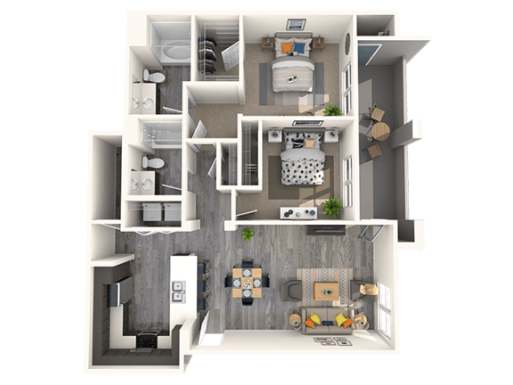 2 bed 2 bath at THE GALLERYAPARTMENT HOMES, Nevada, 89178
