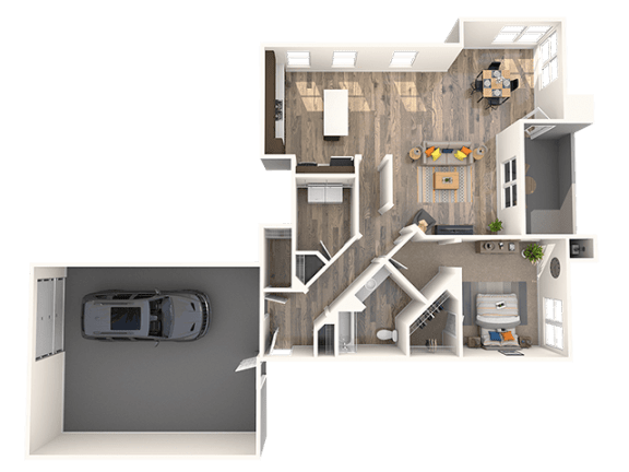 1 bed 1 bath B at THE SOLANA APARTMENT HOMES, Nevada, 89148