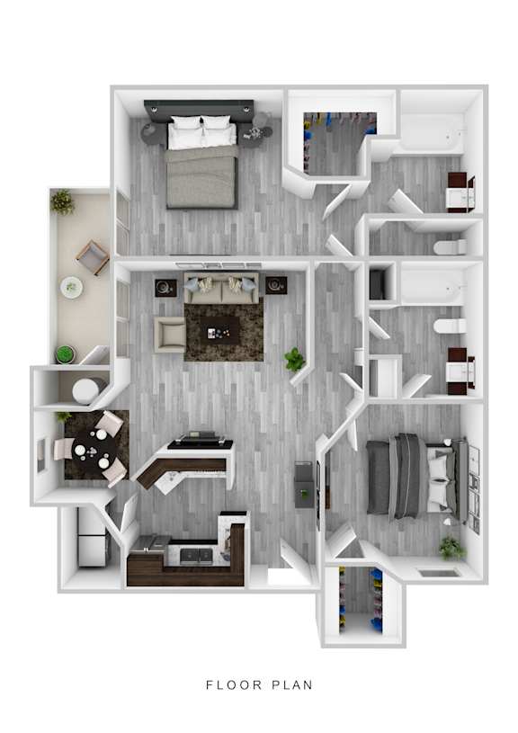 Drift Floor Plan at Spin Apartments, Nevada, 89110