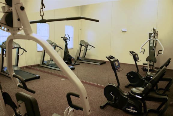 Gym with cardio and weight  at Bay Winds, Miami, FL