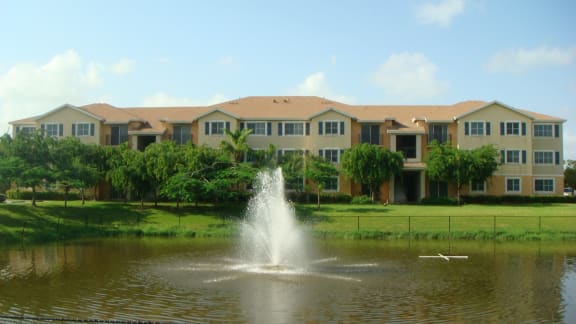 Lake With Fountain  at Bonita Pointe, Florida, 33034