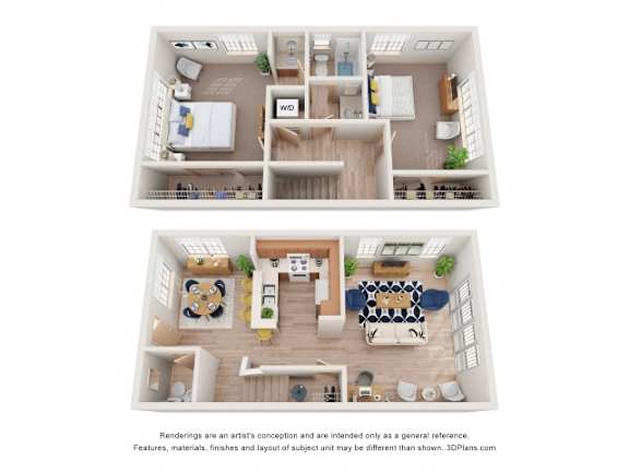 G Floor Plan at Fairview Village Homes, Fairview