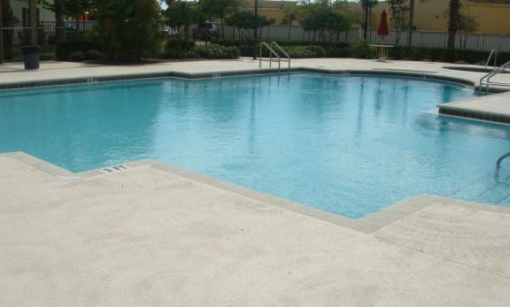 resort style pool at Mission Bay Apartments, Rockledge, Florida