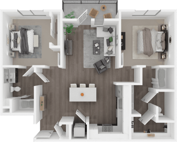 a floor plan of the acadia park apartments in houma, la