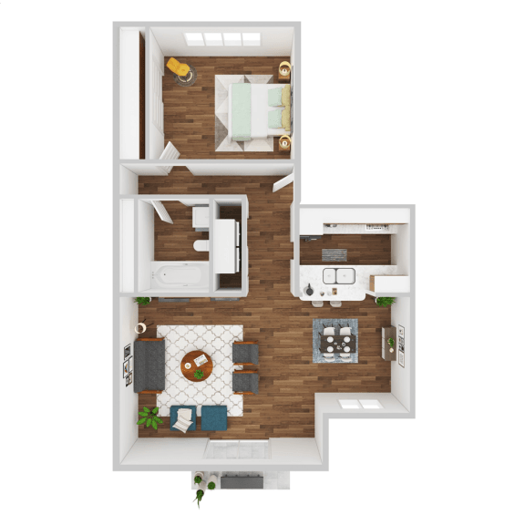 1 bed 1 bath at Fort Vancouver Terrace, Washington