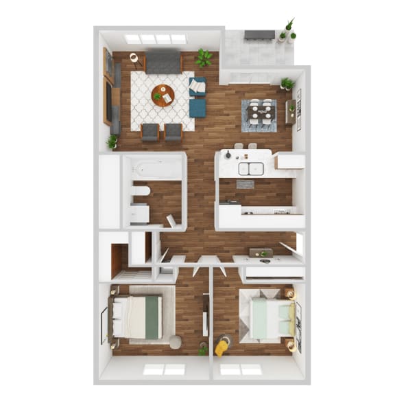 2 bed 1 bath at Fort Vancouver Terrace, Vancouver