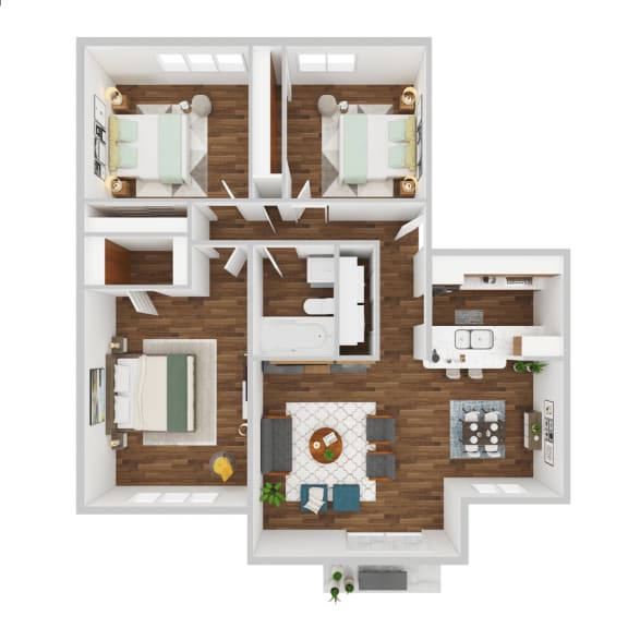 3 bed 1 bath at Fort Vancouver Terrace, Washington, 98661