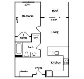 1 bed 1 bath F at Two 10 by Vintage, Shoreline, WA
