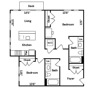 2 bed 2 bath G at Two 10 by Vintage, Shoreline, Washington
