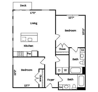 2 bed 2 bath C at Two 10 by Vintage, Shoreline, 98133