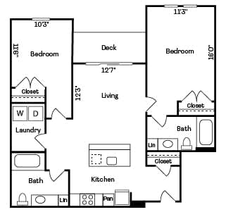 2 bed 2 bath at Two 10 by Vintage, Washington 98133