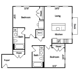 2 bed 2 bath A at Two 10 by Vintage, Shoreline, WA 98133