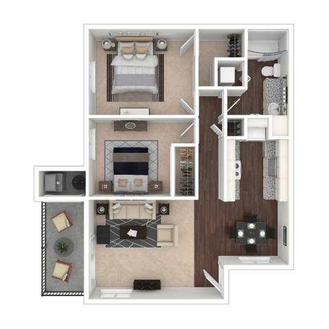 2 bed 1 bath N at The Henley Apartments, Suisun City, CA, 94585