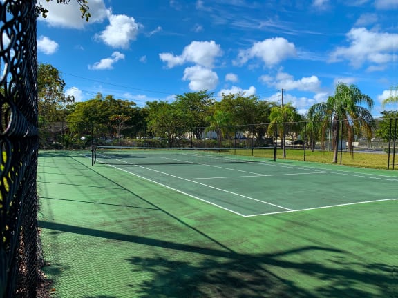Portofino Apartments tennis courts at Portofino, Palm Springs