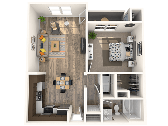 1 bed 1 bath at THE SOLANA APARTMENT HOMES, Las Vegas