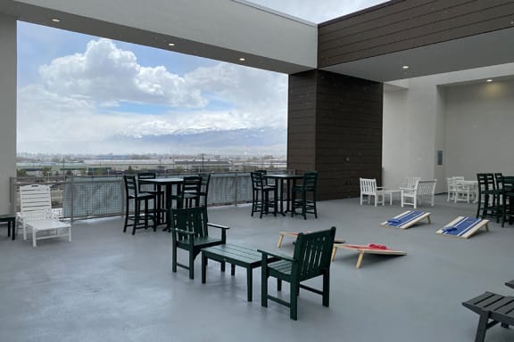 6th Floor Roof Deck with seating