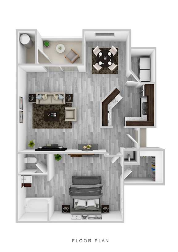 Bolt Floor Plan at Spin Apartments, Las Vegas