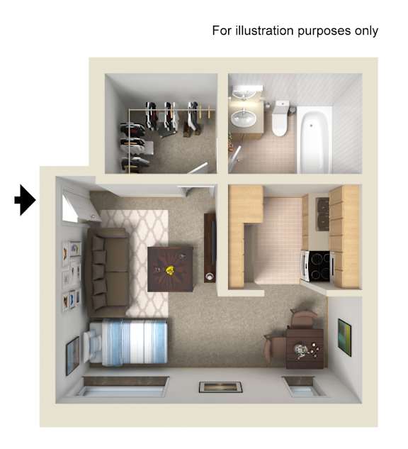 A series of images showing different views of a room.