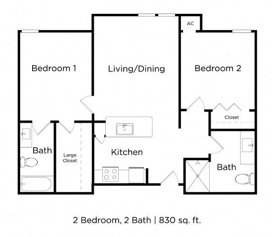 an illustration of a floor plan of a house