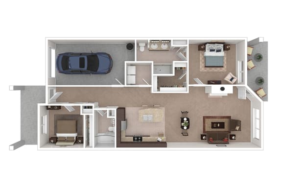 2x2-Dana-Passage-1234 square foot floor plan