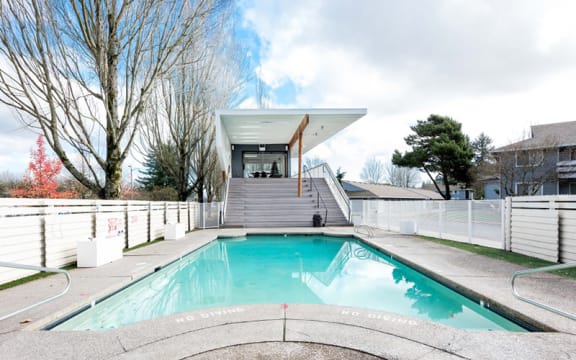 pool area at Township Eastside, Portland, 97236
