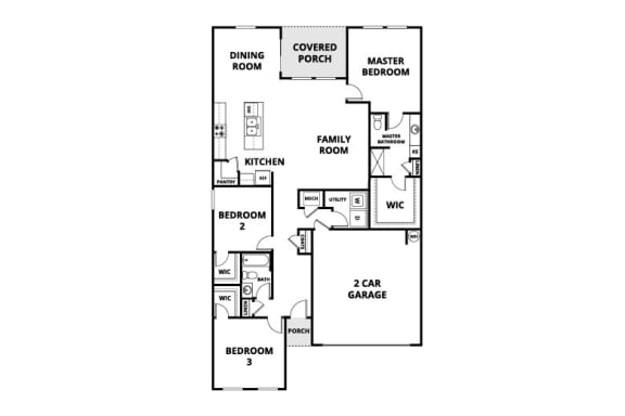 this is a diagram of the different rooms in a house