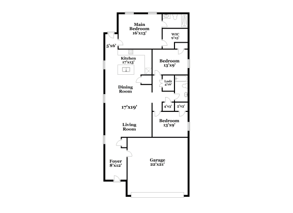 a floor plan of a house showing the bedrooms and the floors