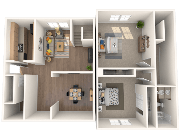 Whitney Manor Apartments in two bedroom floorplanGretna, LA photo of