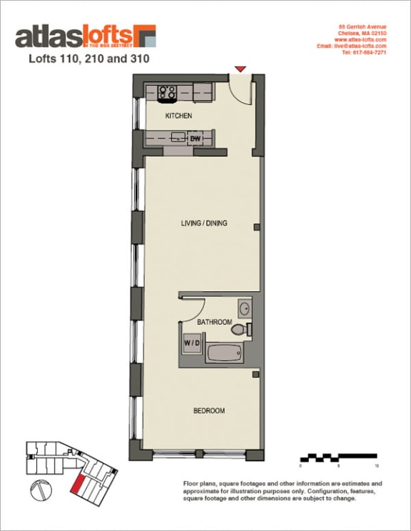 One Bedroom Lofts in Chelsea, MA Atlas Lofts