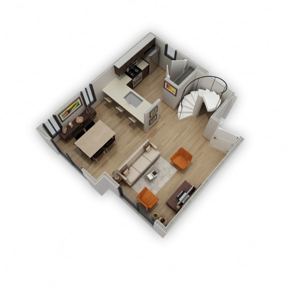 1 Bed - 1 Bath |761 sq ft