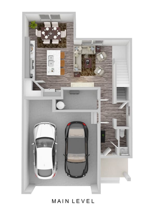 Main level layout of Cabral C