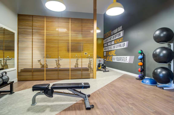 Generously Sized Fitness Center at Montevista