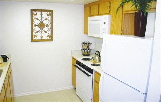White kitchen appliances
